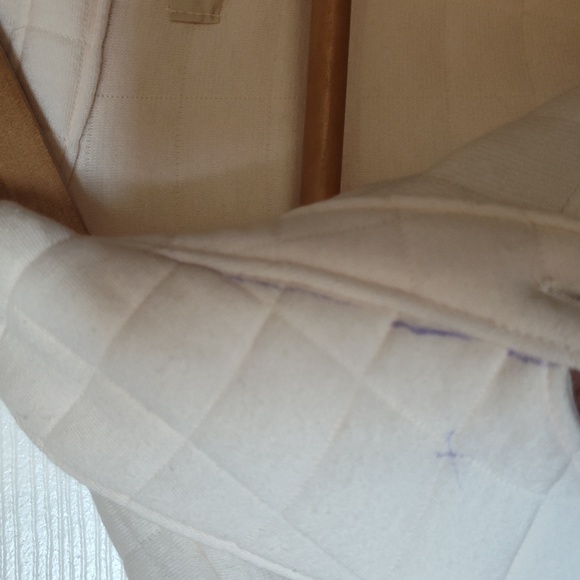 Madewell Quilted Shacket in Antique Cream NWOT - Picture 4 of 9